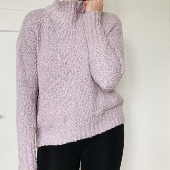 🩷CYNTHIA ROWLEY Women's Cozy Knit Sweater - Light Pink - Picture 2 of 5